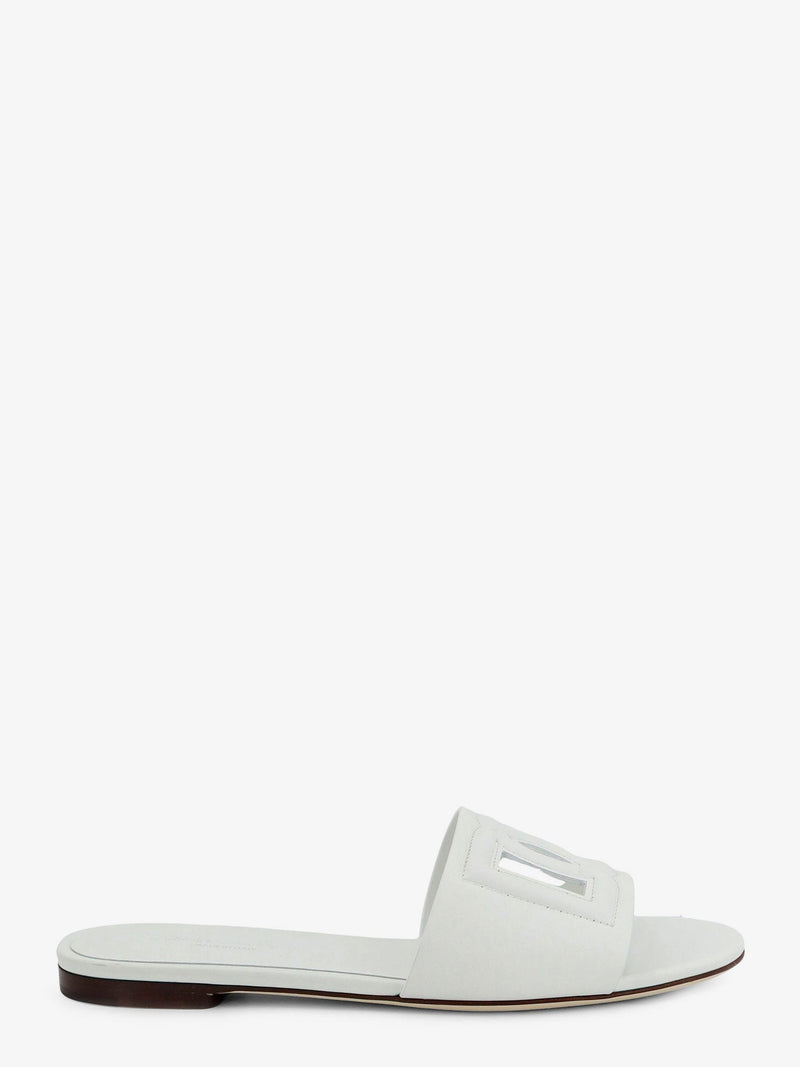 Dolce & Gabbana Dolce & Gabbana Leather Sandals White Women - World Class Fashion
