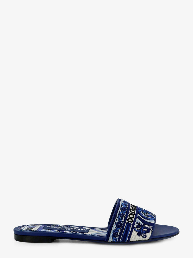 Dolce & Gabbana Dolce & Gabbana Maiolica Sandals Blue Women - World Class Fashion