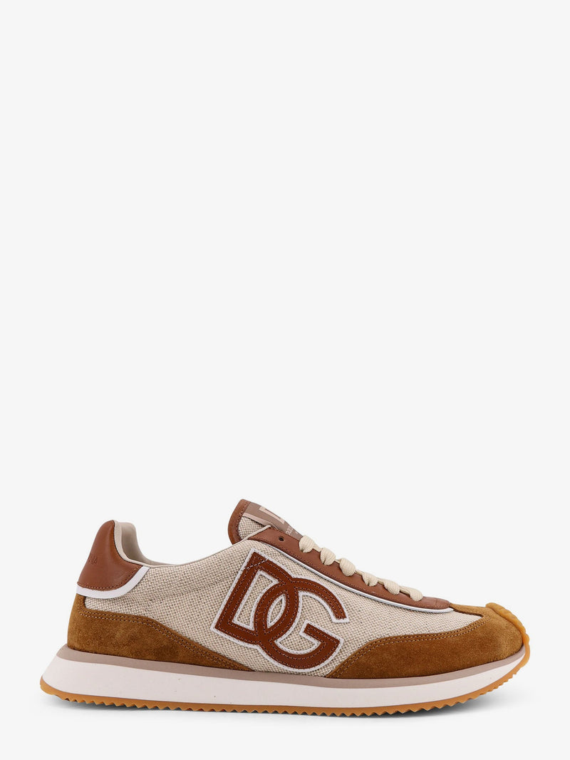 Dolce & Gabbana Dolce & Gabbana DG Cushion Canvas Sneakers Brown - World Class Fashion