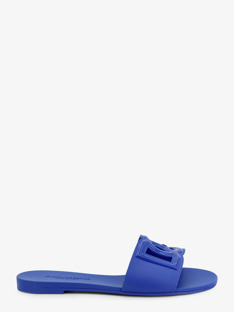 Dolce & Gabbana Dolce & Gabbana PVC Sandals Blue Women - World Class Fashion