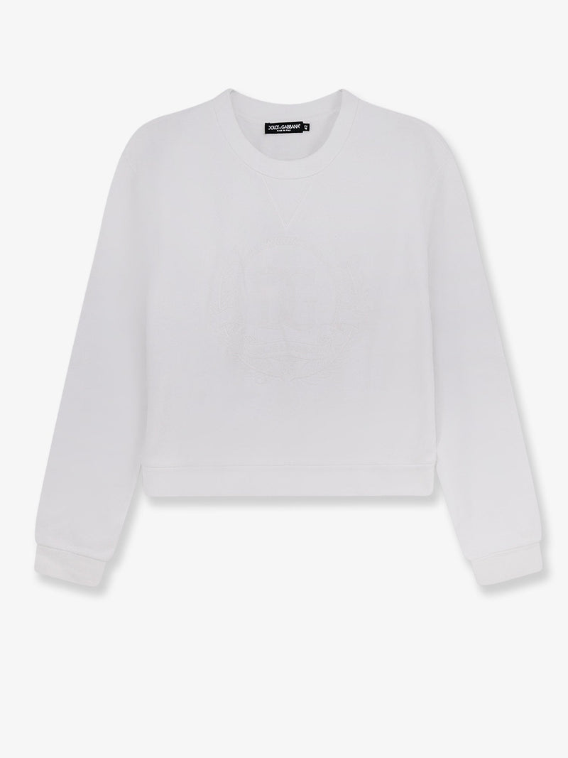 Dolce & Gabbana Dolce & Gabbana Cotton Sweatshirt White Women - World Class Fashion
