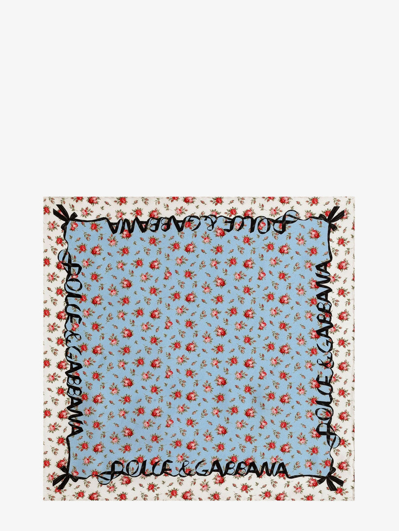 Dolce & Gabbana Dolce & Gabbana Silk Foulard Blue Women - World Class Fashion