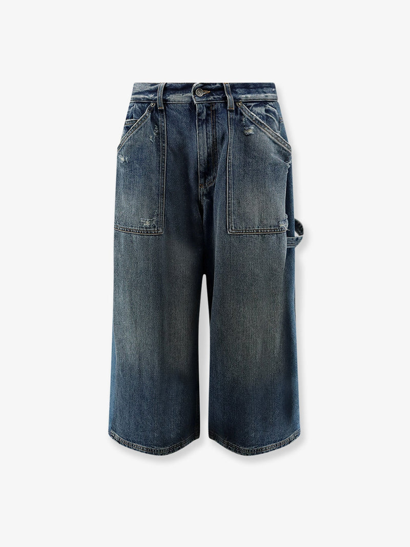 Dolce & Gabbana Dolce & Gabbana Pantalones cortos vaqueros bermuda azules - World Class Fashion