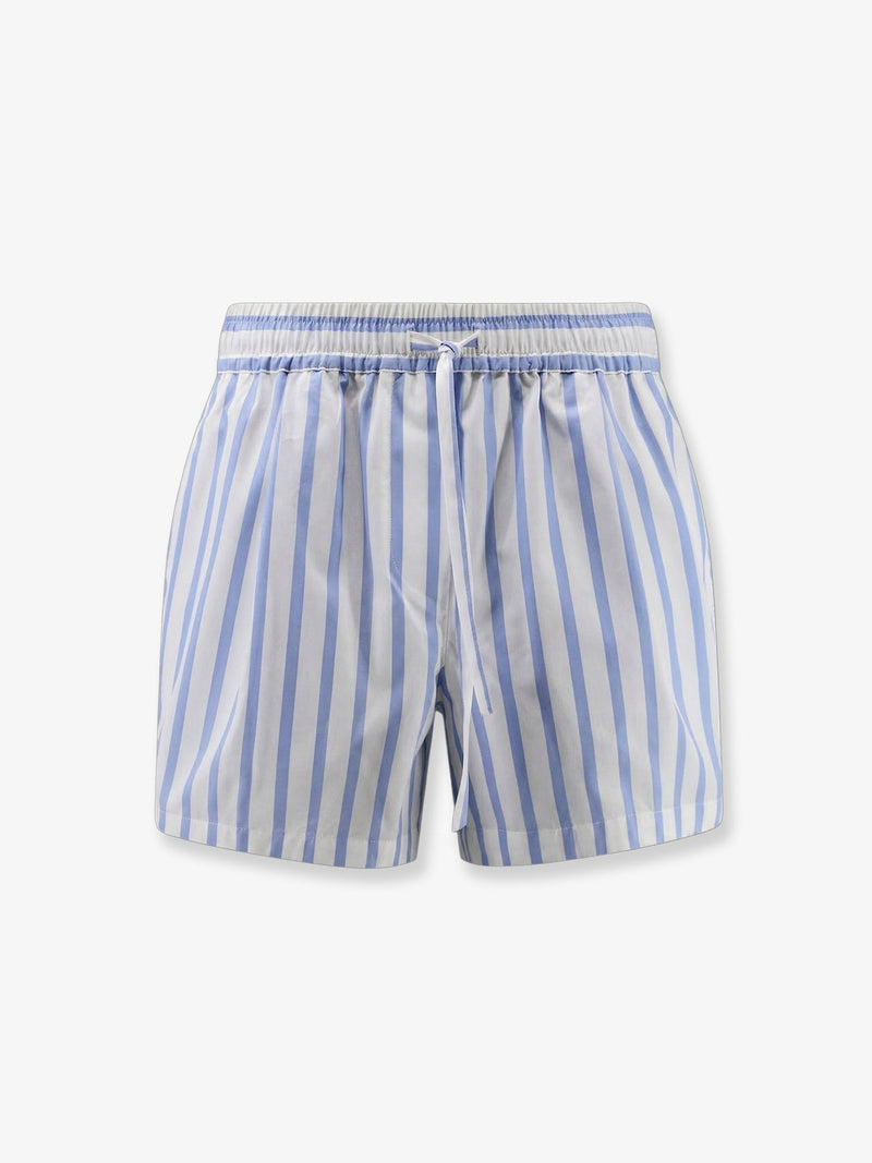 Dolce & Gabbana Dolce & Gabbana Cotton and Silk Shorts White - World Class Fashion