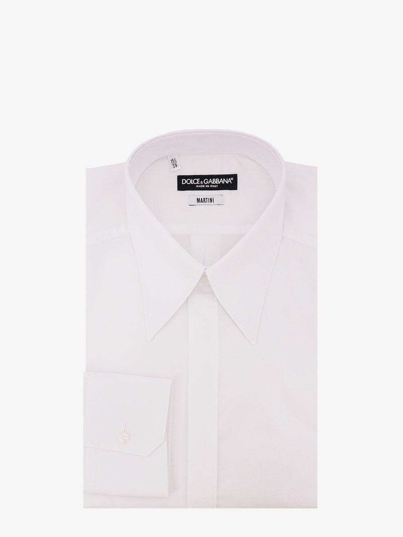 Dolce & Gabbana Dolce & Gabbana Martini Cotton Shirt White - World Class Fashion