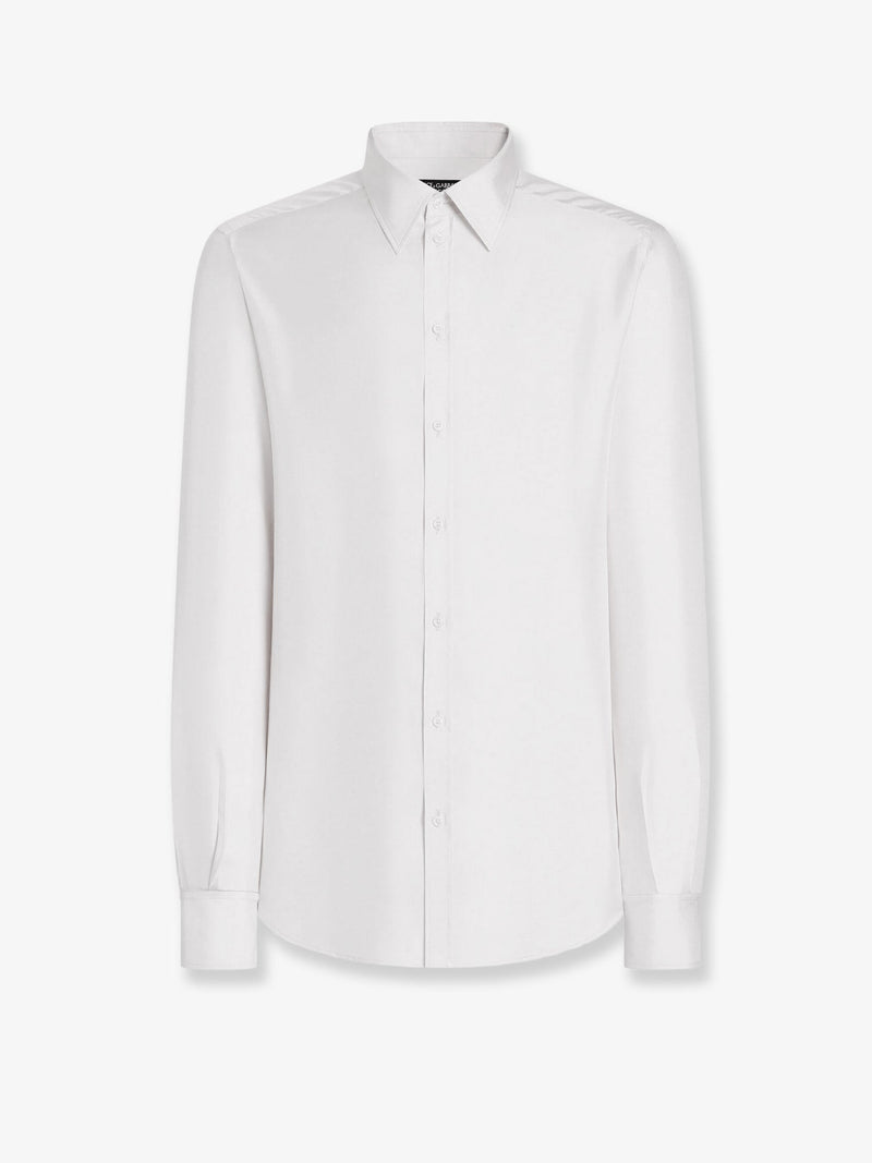 Dolce & Gabbana Dolce & Gabbana Silk Shirt White Men - World Class Fashion