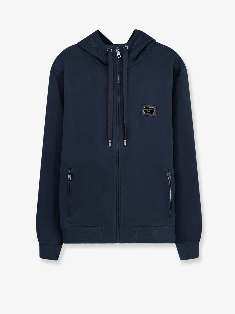 Dolce & Gabbana Dolce & Gabbana Cotton Sweatshirt Blue Men - World Class Fashion