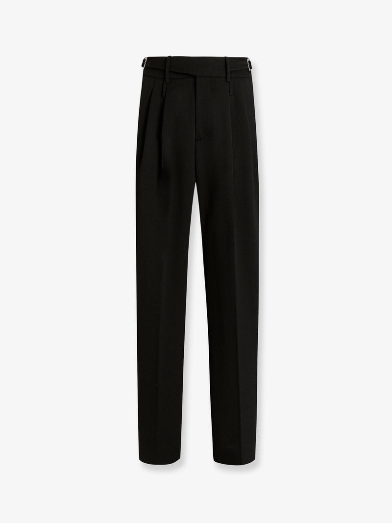 Dolce & Gabbana Dolce & Gabbana Virgin Wool Trousers Black Men - World Class Fashion