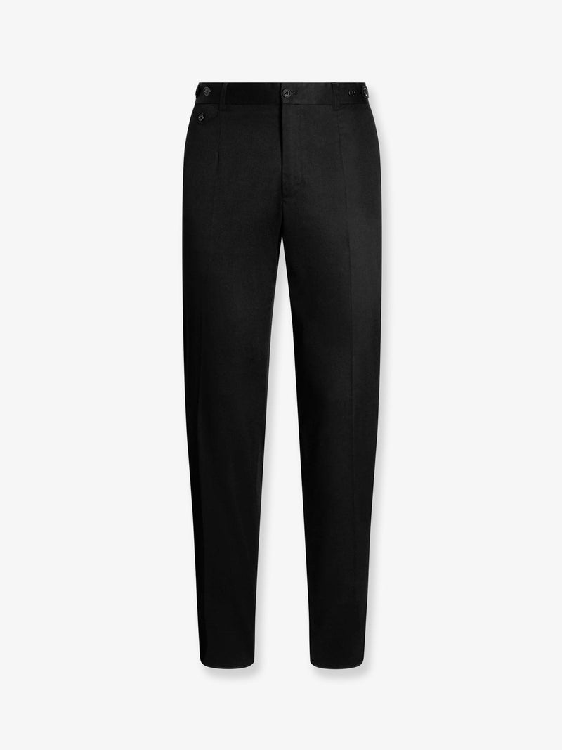 Dolce & Gabbana Dolce & Gabbana Cotton Gabardine Trousers Black Men - World Class Fashion