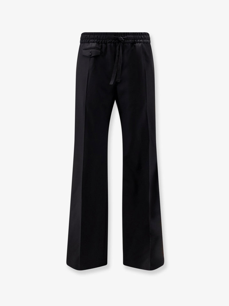 Dolce & Gabbana Dolce & Gabbana Virgin Wool Trousers Black Men - World Class Fashion