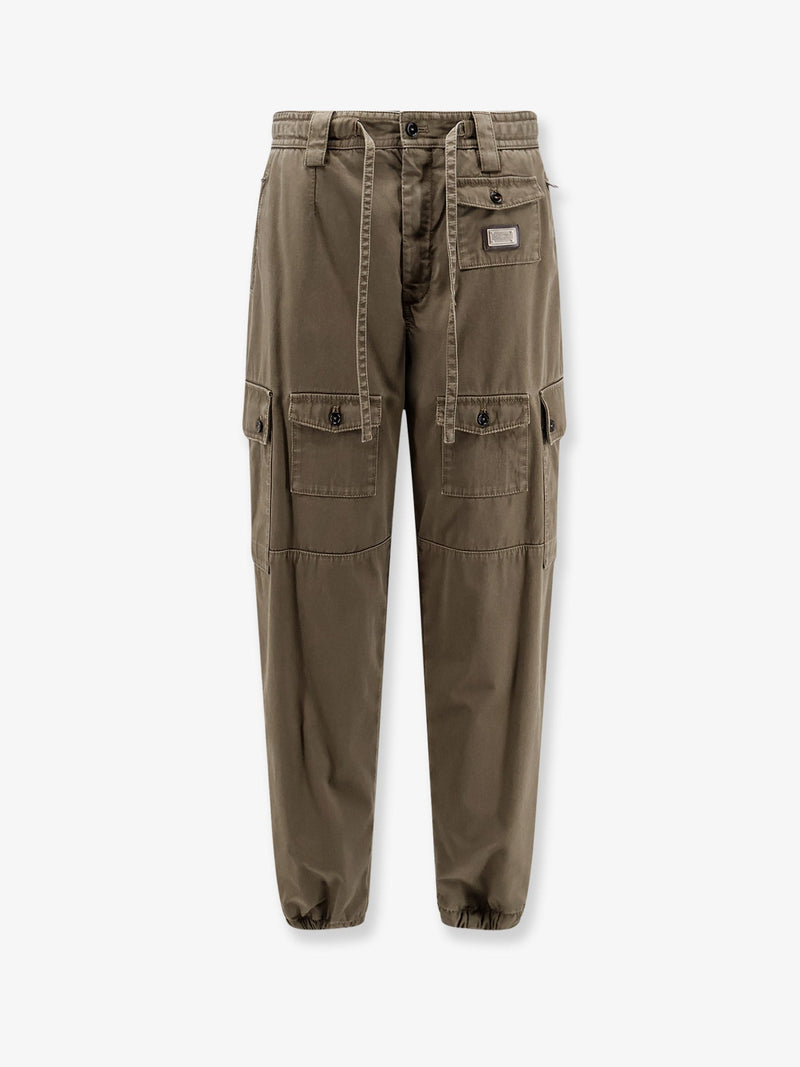 Dolce & Gabbana Dolce & Gabbana Cotton Trousers Green Men - World Class Fashion