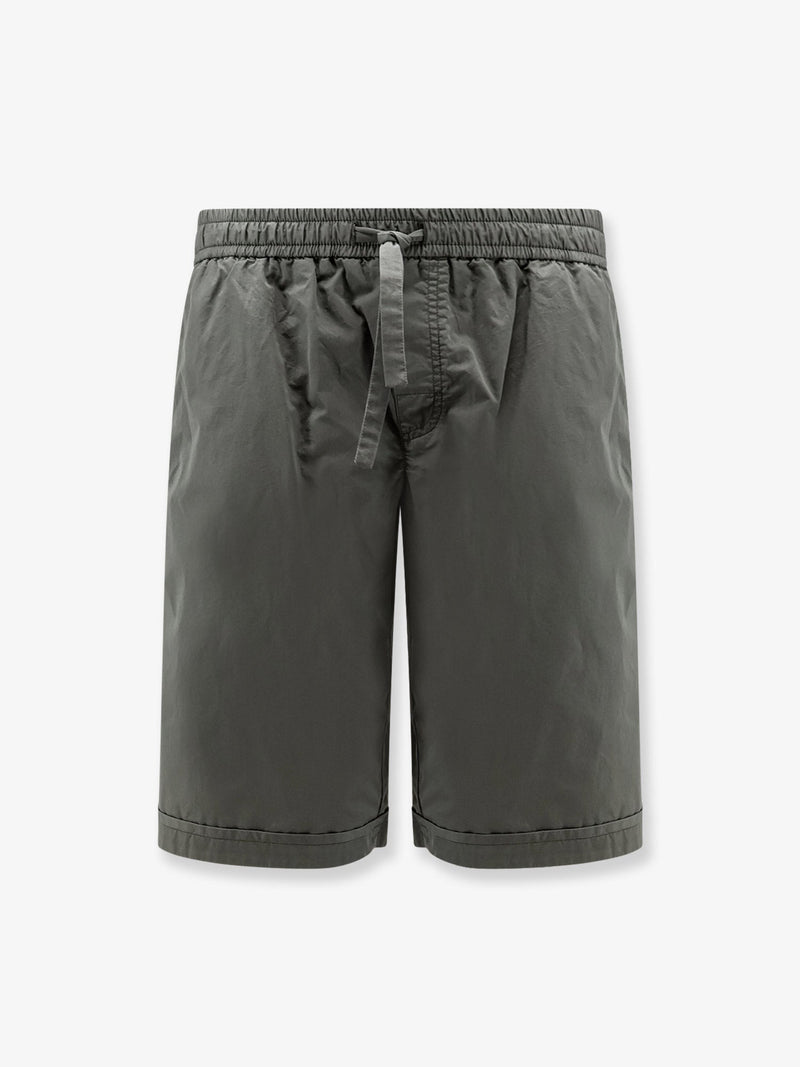 Dolce & Gabbana Dolce & Gabbana Cotton Shorts With Logo Detail Green - World Class Fashion