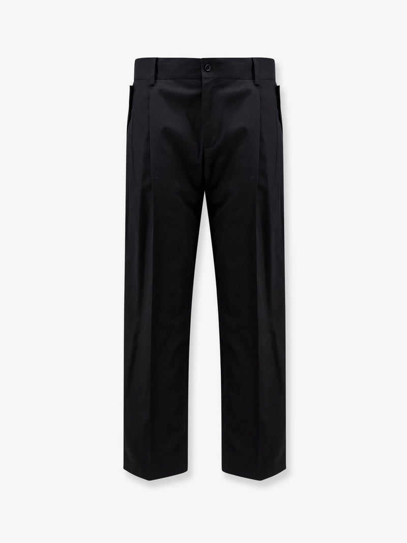 Dolce & Gabbana Dolce & Gabbana Cotton Trousers Black Men - World Class Fashion