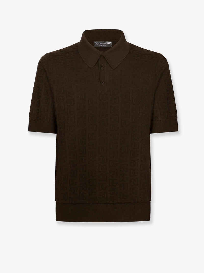 Dolce & Gabbana Dolce & Gabbana Silk Polo Shirt Brown Men - World Class Fashion