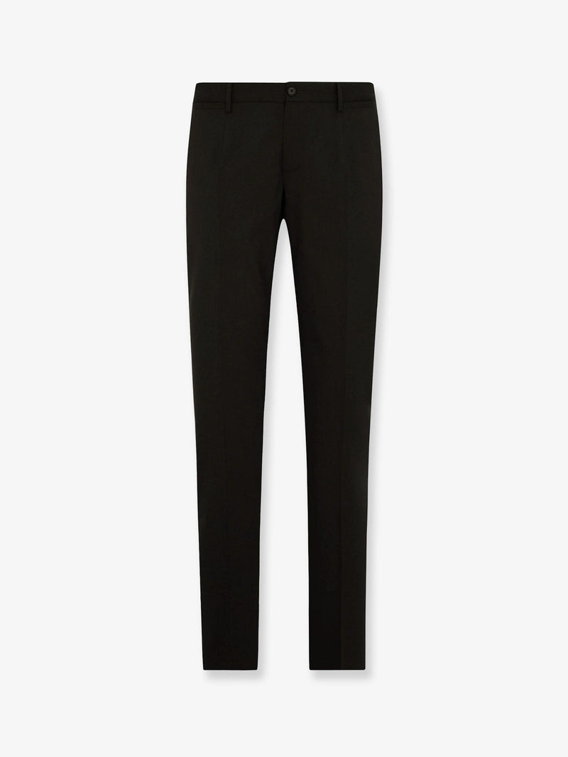 Dolce & Gabbana Dolce & Gabbana Wool Blend Trousers Black Men - World Class Fashion