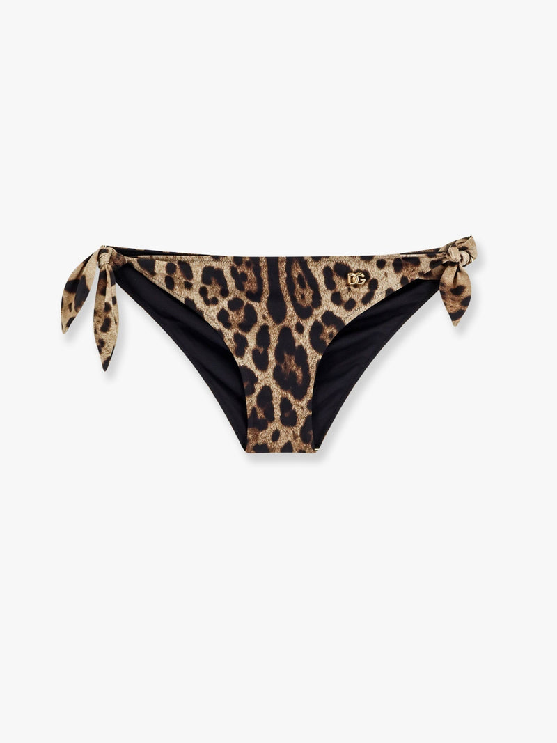 Dolce & Gabbana Dolce & Gabbana Lycra Bikini Bottoms Animal Print - World Class Fashion