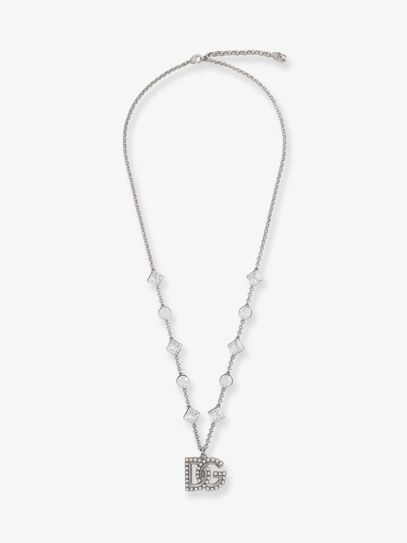 Dolce & Gabbana Dolce & Gabbana Brass Necklace Silver Women - World Class Fashion