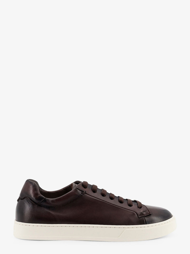 Doucal's Doucal's Morgan Leather Sneakers Brown - World Class Fashion