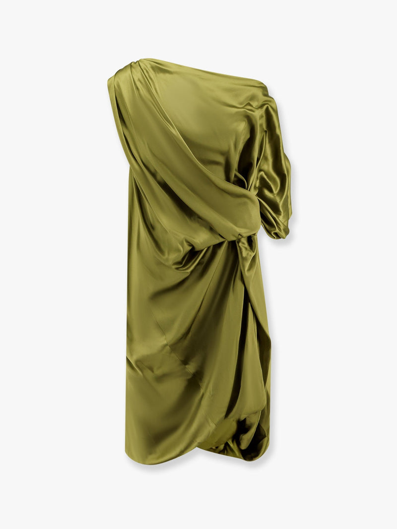 Dries Van Noten Dries Van Noten Dalant Silk Dress Pink - World Class Fashion