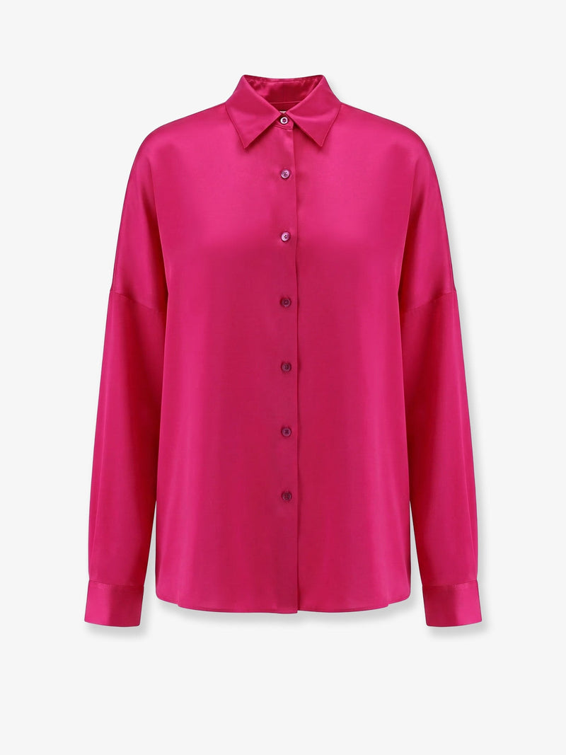 Dries Van Noten Dries Van Noten Casia Silk Shirt Pink - World Class Fashion