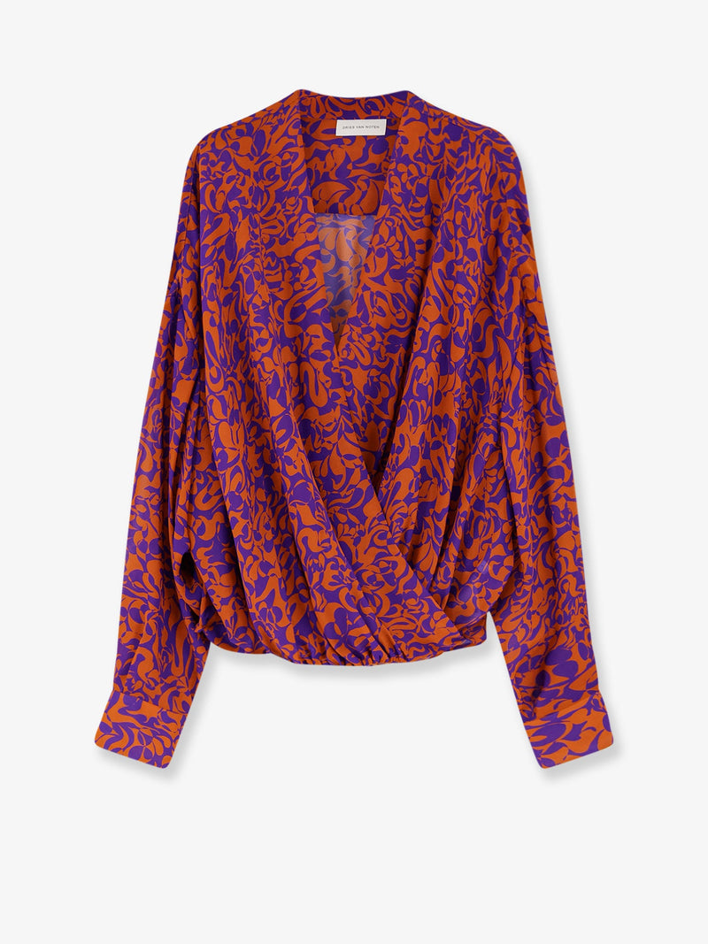 Dries Van Noten Dries Van Noten Camiel Cotton Shirt Multicolor - World Class Fashion