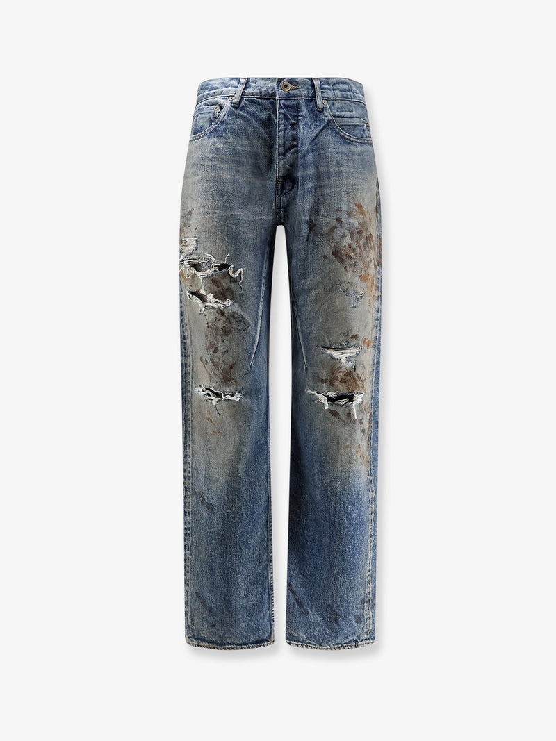 DRKSHDW DRKSHDW Men's Jeans Used Effect Blue - World Class Fashion