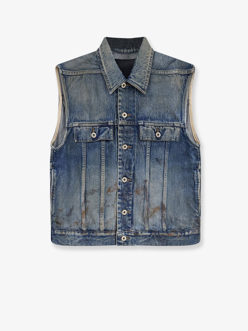 DRKSHDW DRKSHDW Sleeveless Denim Jacket Blue - World Class Fashion