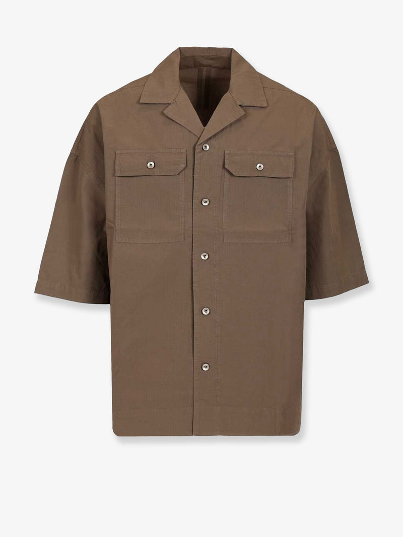 DRKSHDW DRKSHDW Tommy Organic Cotton Shirt Brown - World Class Fashion