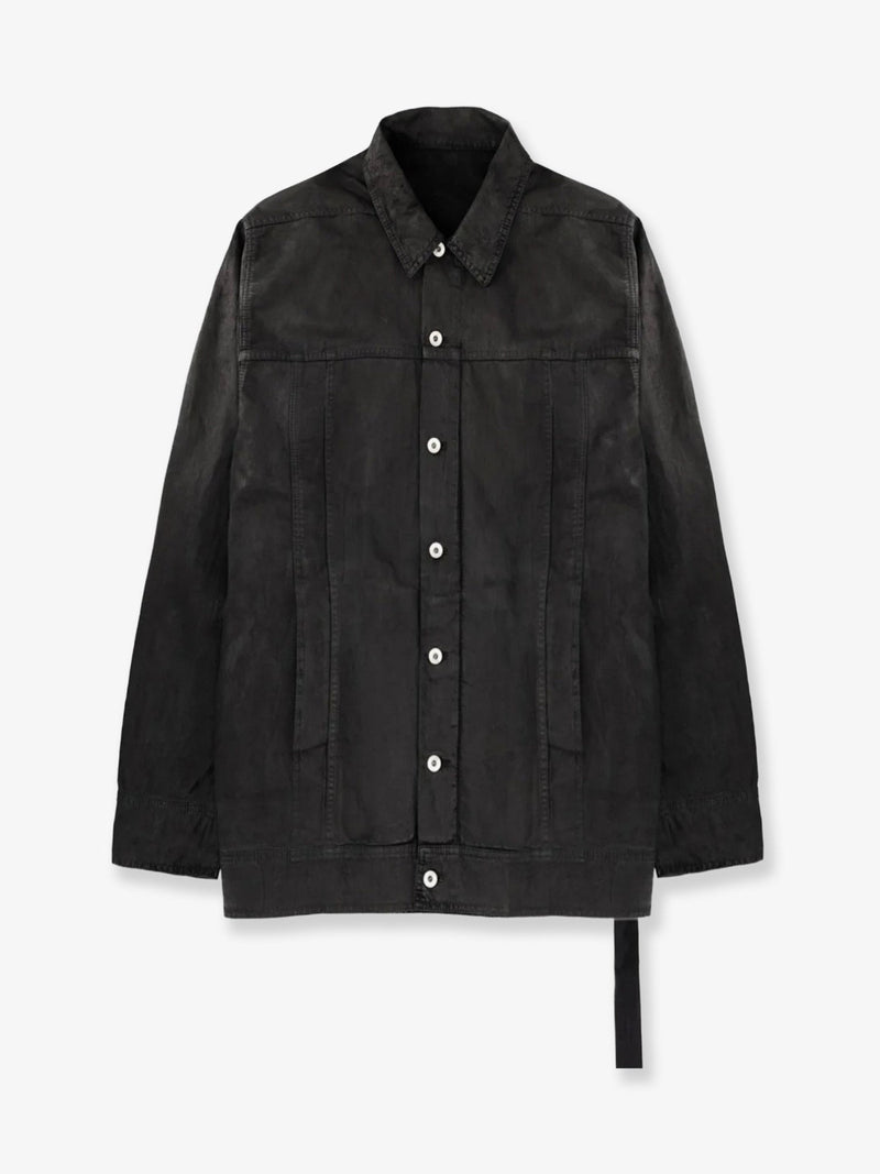DRKSHDW DRKSHDW Waxed Black Denim Jacket Men - World Class Fashion