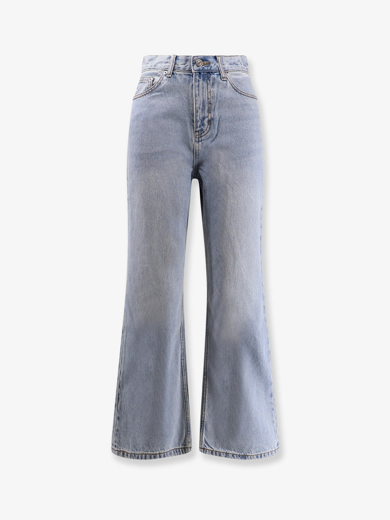 Dunst Dunst Relaxed Flared Jeans Light Blue - World Class Fashion