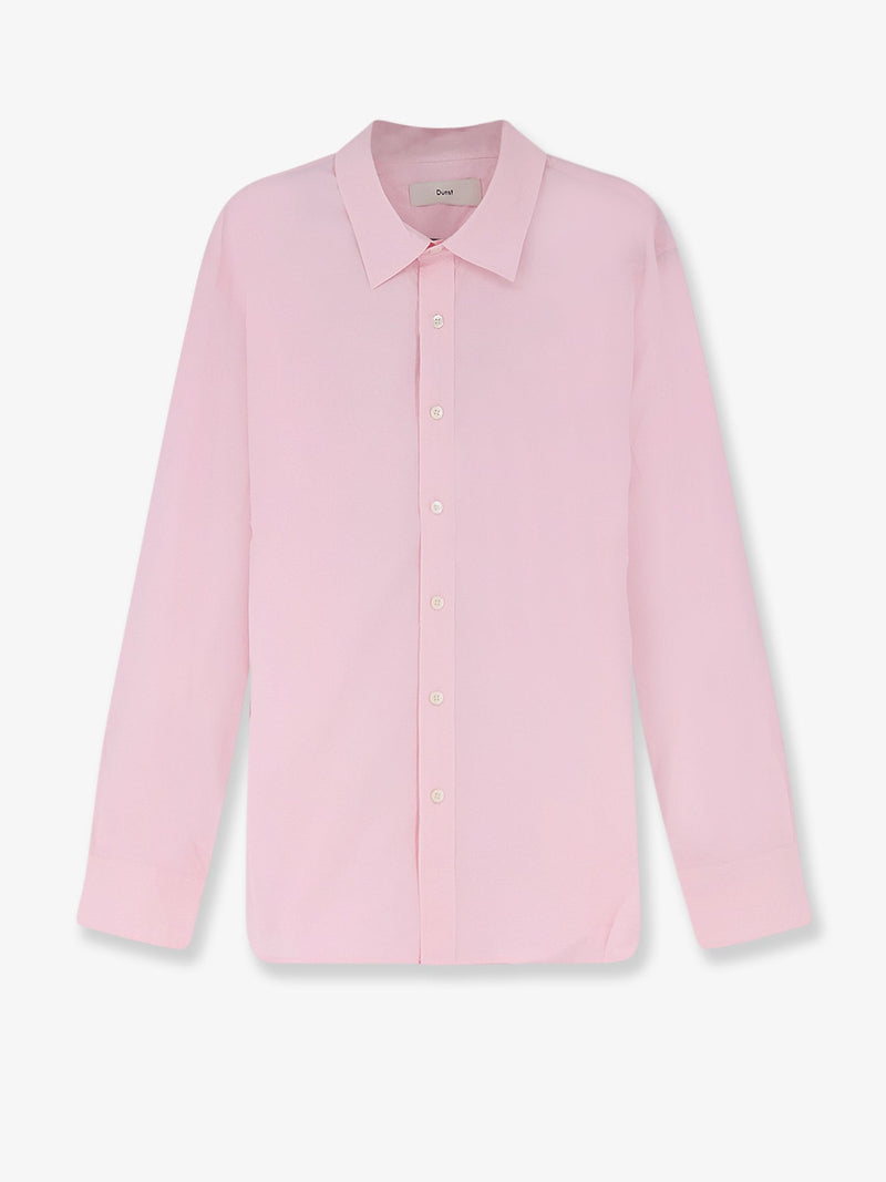Dunst Dunst Unisex Cotton Shirt Soft Pink - World Class Fashion