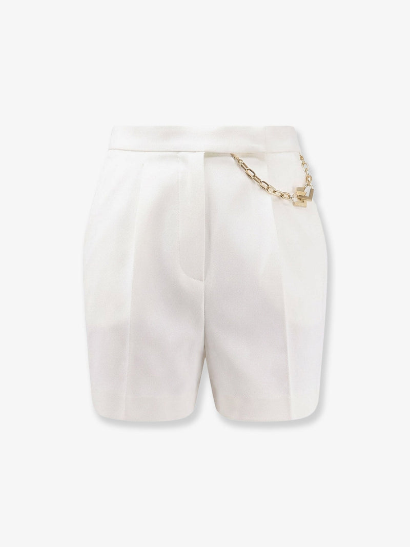 Elisabetta Franchi Elisabetta Franchi Pantalones Cortos Daily Blancos - World Class Fashion