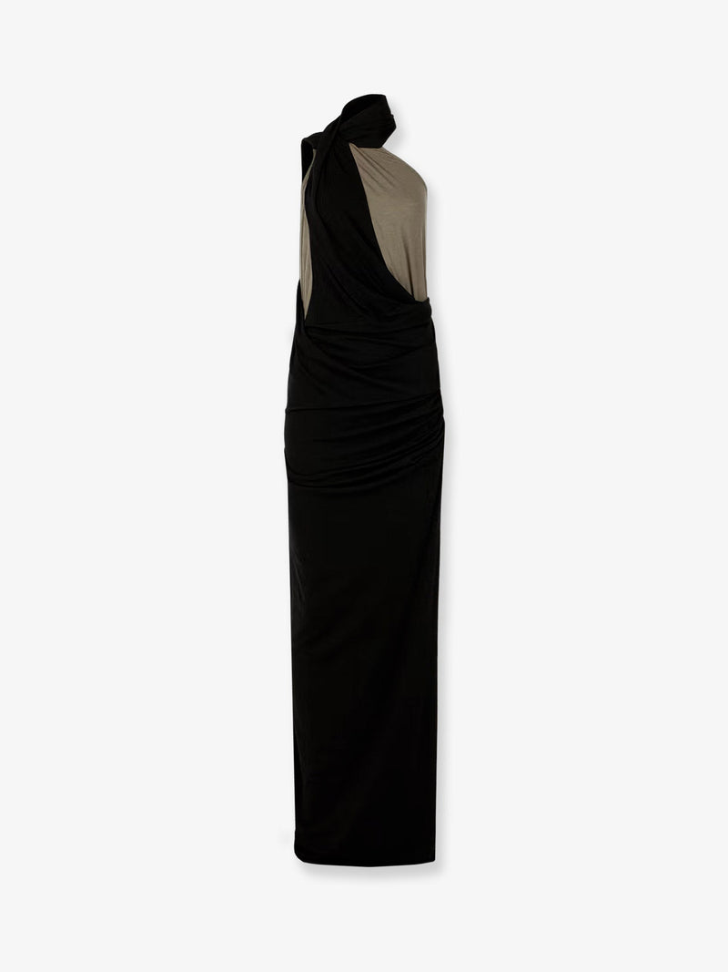 Entire Studios Vestido largo de mezcla de algodón Entire Studios - Negro - World Class Fashion