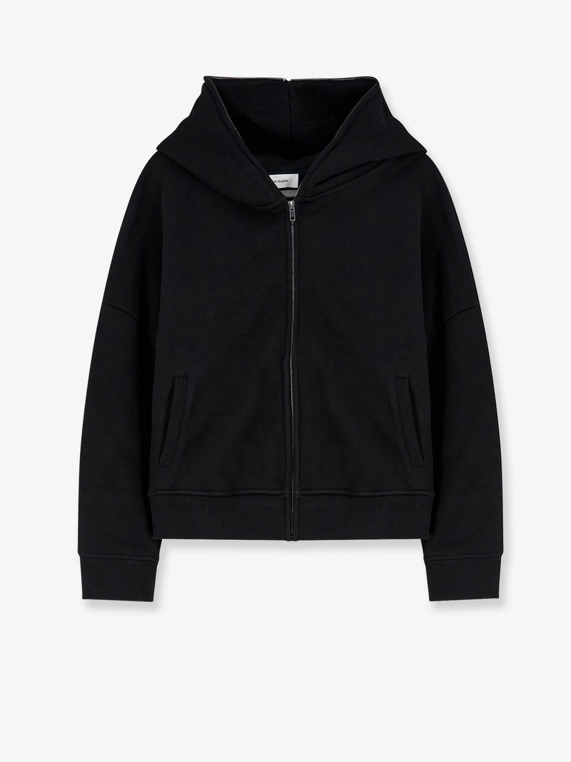 Entire Studios Sudadera de Algodón con Cremallera Eternal de Entire Studios Negra - World Class Fashion