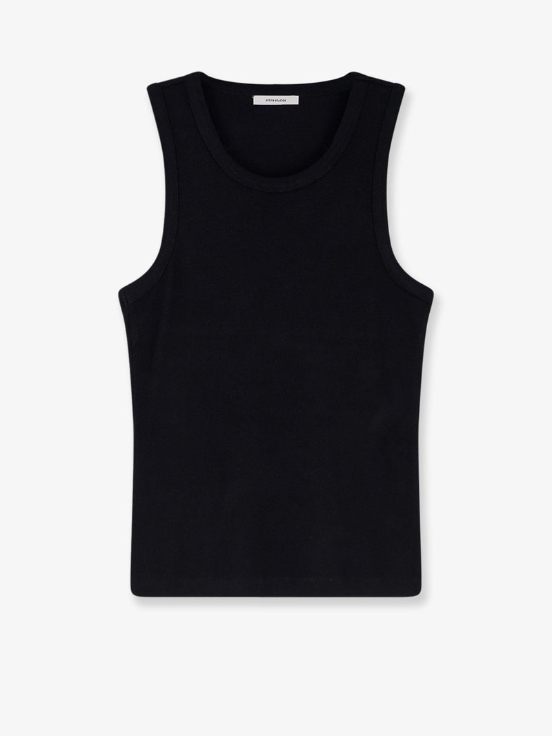 Entire Studios Entire Studios Ribbed Cotton Tank Top Black - World Class Fashion