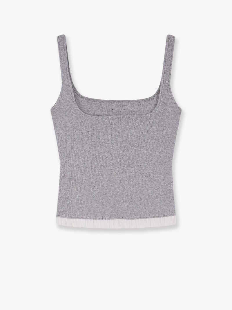 Entire Studios Entire Studios Ribbed Cotton Tank Top Grey - World Class Fashion
