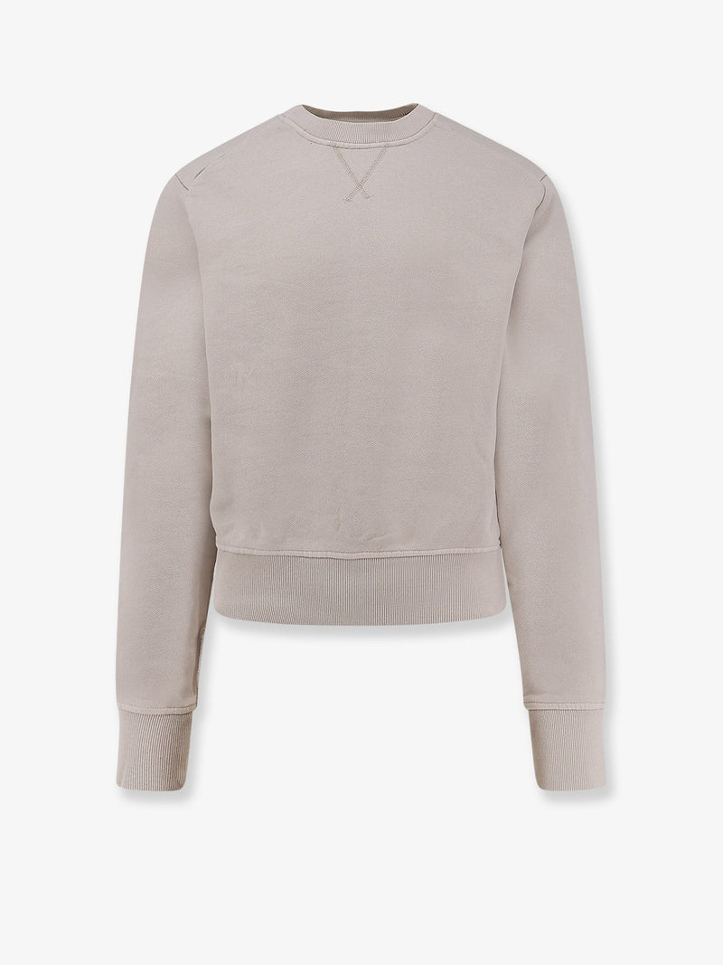 Entire Studios Sudadera de algodón con cuello redondo Pod Crew de Entire Studios, color beige - World Class Fashion
