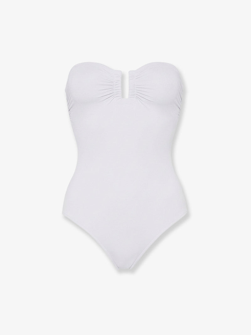 Eres Eres Cassiopee Lycra One-Piece Swimsuit White - World Class Fashion