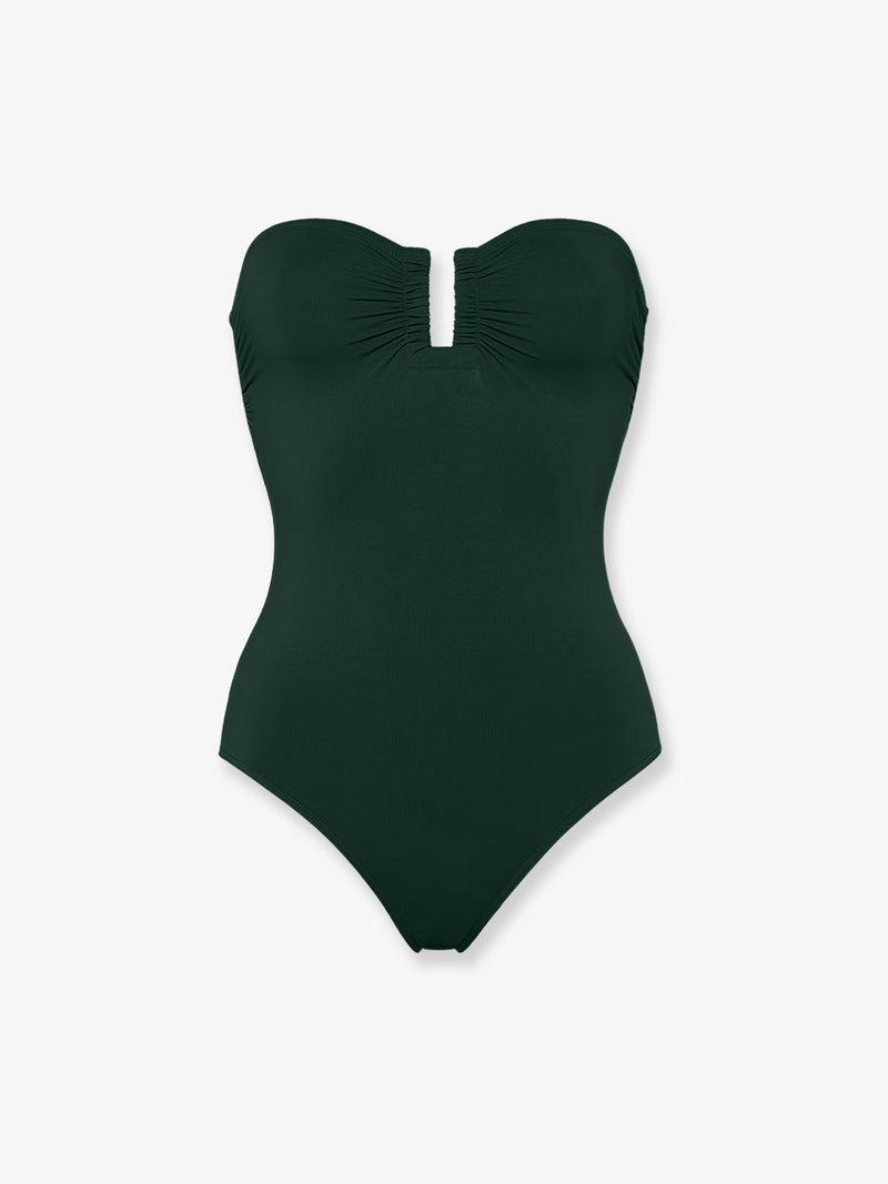 Eres Eres Cassiopee Lycra One Piece Swimsuit Green - World Class Fashion