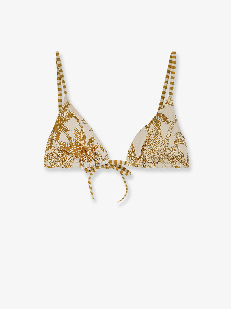 Eres Eres Nylon Bikini Top Yellow Women - World Class Fashion
