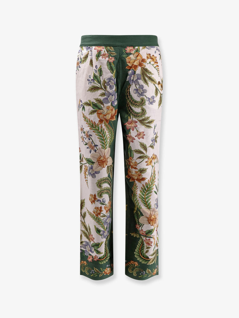 Farm Rio Farm Rio Pantalones Lenzing™ Ecovero™ Verde Mujer - World Class Fashion