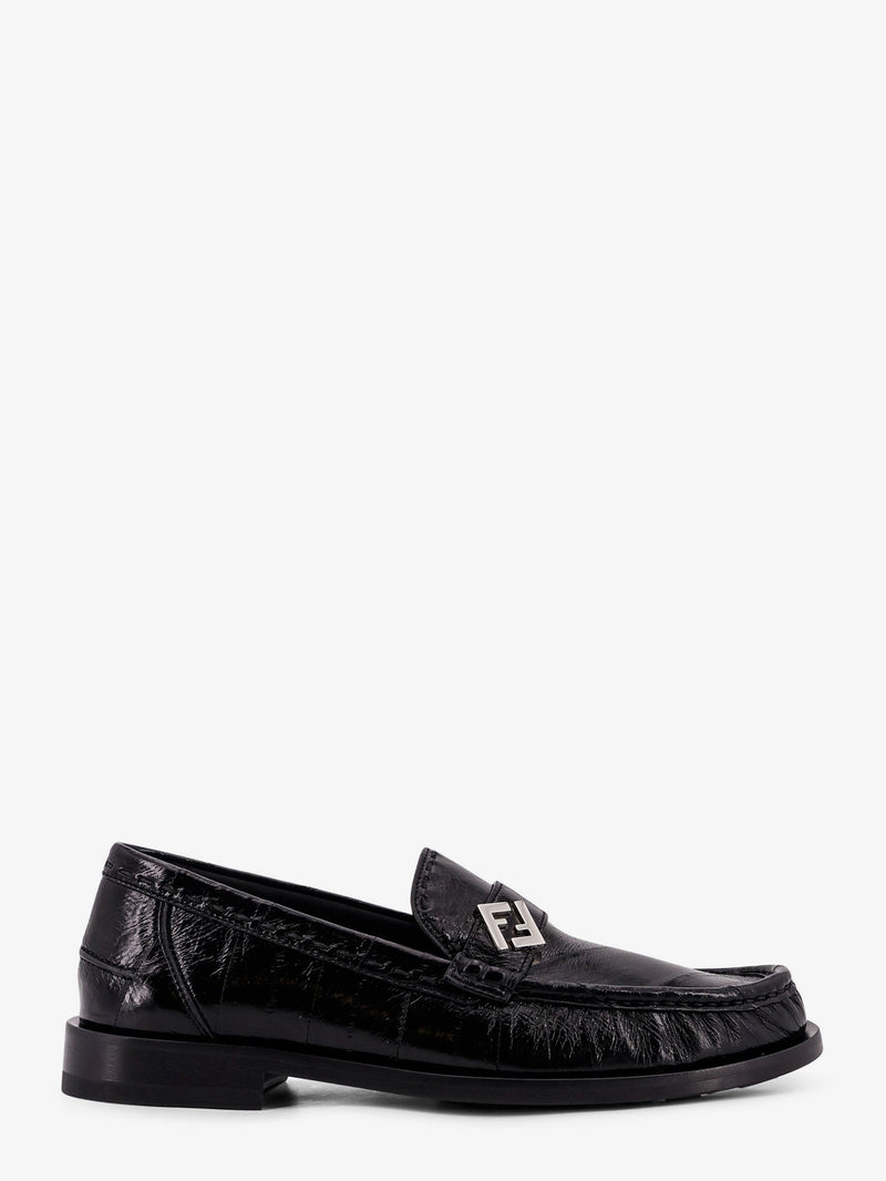 Fendi Fendi Missina Leather Loafers Black - World Class Fashion