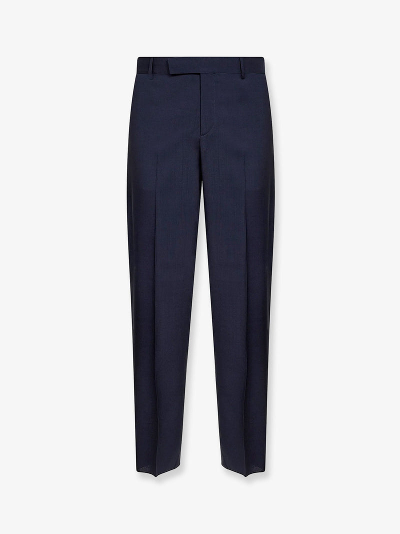 Fendi Fendi Virgin Wool Trousers - World Class Fashion