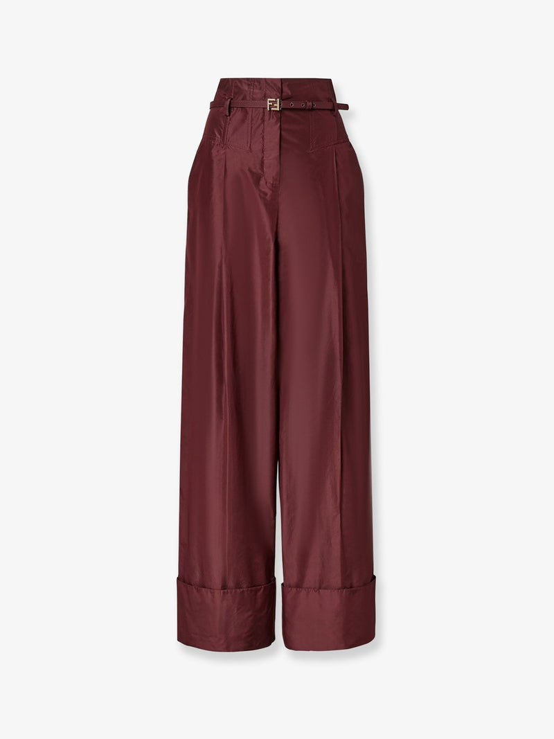 Fendi Fendi Taffeta' Trousers - World Class Fashion