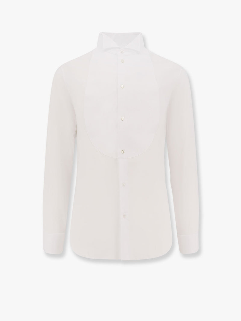 Giorgio Armani Giorgio Armani Cotton Shirt White Men - World Class Fashion