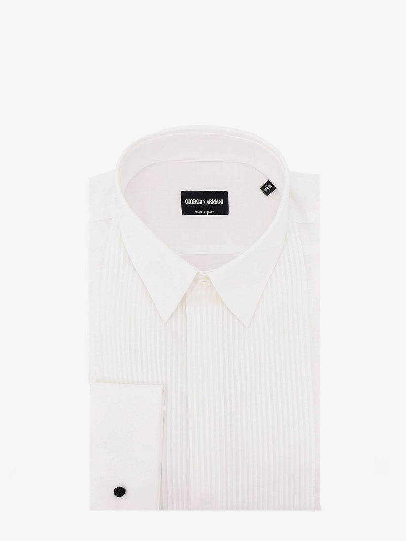 Giorgio Armani Giorgio Armani Cotton Shirt White Men - World Class Fashion