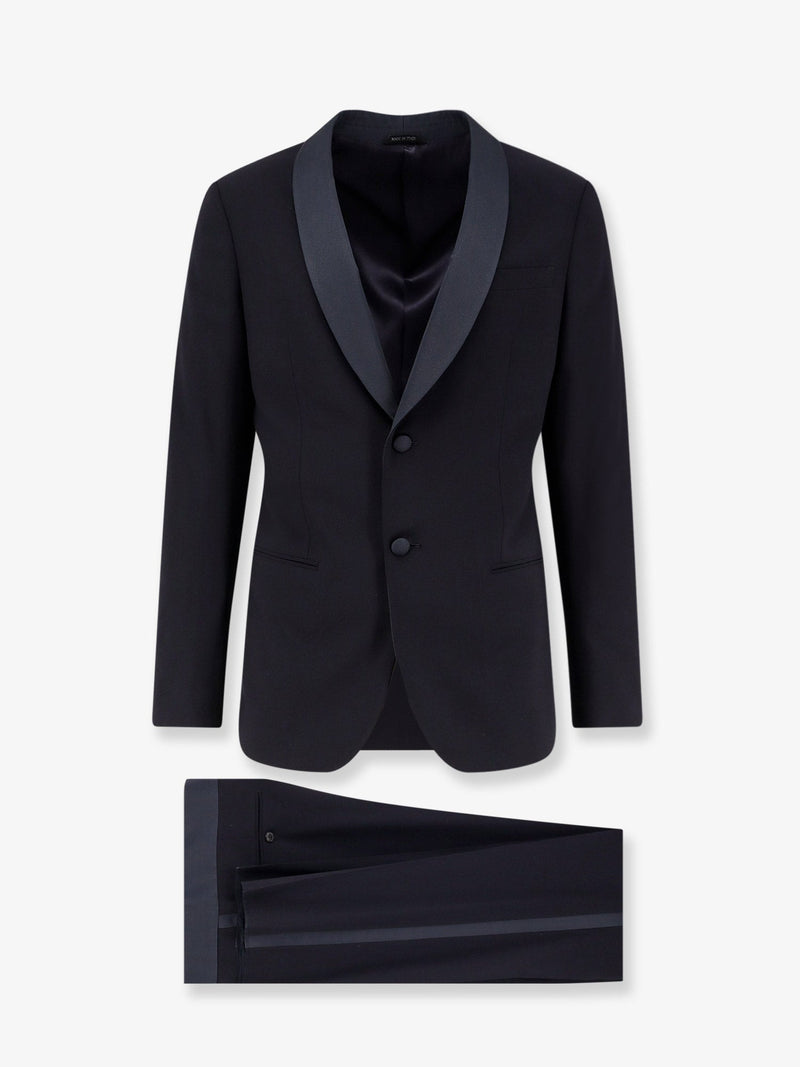 Giorgio Armani Giorgio Armani Esmoquin de Lana Virgen Azul para Hombre - World Class Fashion