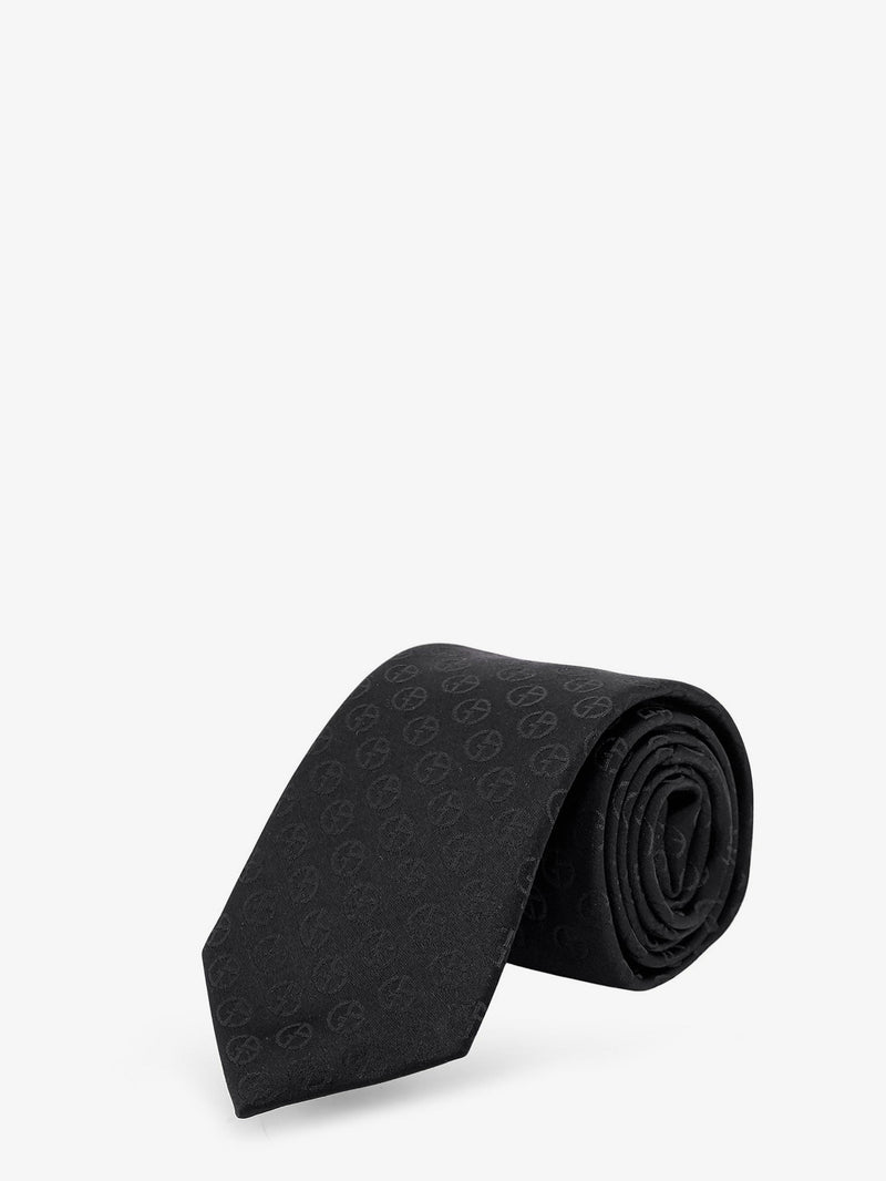 Giorgio Armani Giorgio Armani Silk Tie Black - World Class Fashion