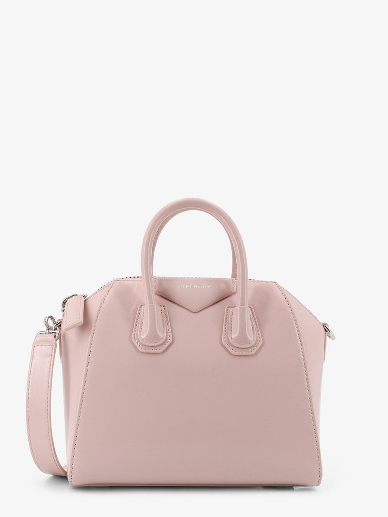 Givenchy Givenchy Antigona Mini Leather Shoulder Bag Pink - World Class Fashion