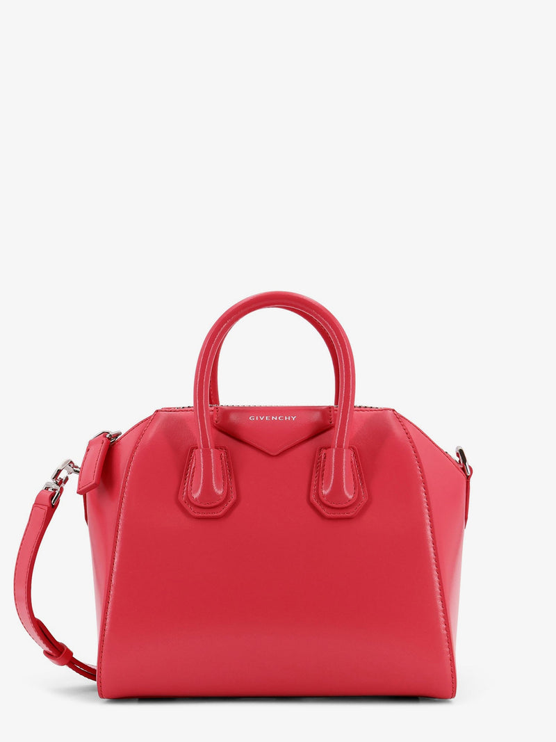 Givenchy Givenchy Antigona Mini Leather Crossbody Bag Red - World Class Fashion